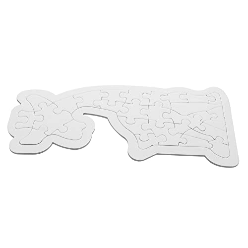 Abaodam 8 Sätze Giraffe Puzzle Leeres Giraffen-Puzzle Puzzle- Für Sortieren Und Stapeln Von Kognitives Pädagogisches Papier Weiß von Abaodam