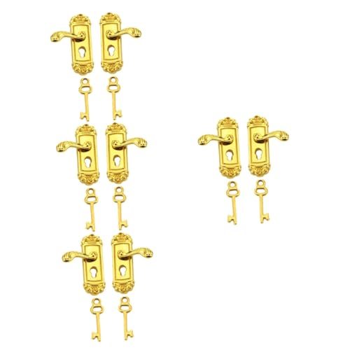 Abaodam 8 Sets Puppenhaus Zubehör Kleines Puppenhaus Mini Türschloss Zubehör Im Maßstab 112 Mini Zubehör Miniatur Türschloss Mini Türschlüssel Zinklegierung Abaodam 8 Sets Puppenhaus Zubehör Kleines Puppenhaus Mini Türschloss Zubehör Im Maßstab 112 Mini Zubehör Miniatur Türschloss Mini Türschlüssel Zinklegierung von Abaodam