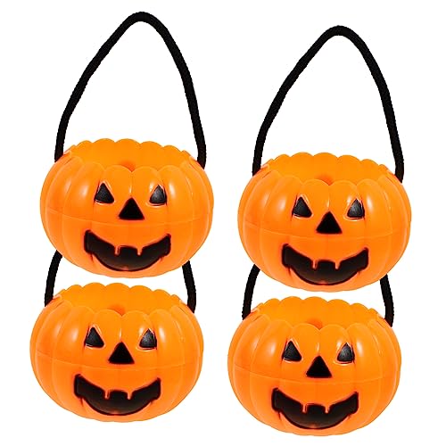 Abaodam 8 Stk Abnehmbarer Kürbiseimer süßer Süßigkeiteneimer Halloween-Eimer für Kinder halloween tasche für süßigkeiten halloween candy bag Party-Bonbonglas Halloween-Dekorationen Plastik von Abaodam