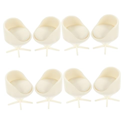 Abaodam 8 Stück Miniatur Kunststoff Drehstühle Detailgetreue Puppenhaus Bürostühle Robuste Kleine Möbel für Wohn und Arbeitszimmer Vielseitige Dekoration für Modellbau und Architektur Abaodam 8 Stück Miniatur Kunststoff Drehstühle Detailgetreue Puppenhaus Bürostühle Robuste Kleine Möbel für Wohn und Arbeitszimmer Vielseitige Dekoration für Modellbau und Architektur von Abaodam
