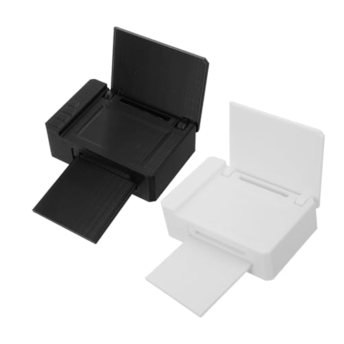 Abaodam 8 Stück Realistische Kleine Bürogeräte in Weiß und Schwarz Miniaturmöbel und Zubehör für Kreatives Rollenspiel und Detailreiche Puppenhausdekoration Abaodam 8 Stück Realistische Kleine Bürogeräte in Weiß und Schwarz Miniaturmöbel und Zubehör für Kreatives Rollenspiel und Detailreiche Puppenhausdekoration von Abaodam