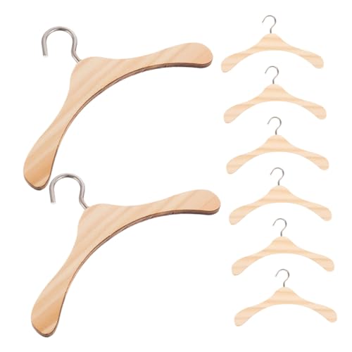 Abaodam 8 Stück Teiliges Mini Holzkleiderbügel für Bjd Puppenkleider Präzise Verarbeitung Langlebig zur Ordentlichen Aufbewahrung und Stilvollen Präsentation von Puppenoutfits Abaodam 8 Stück Teiliges Mini Holzkleiderbügel für Bjd Puppenkleider Präzise Verarbeitung Langlebig zur Ordentlichen Aufbewahrung und Stilvollen Präsentation von Puppenoutfits von Abaodam