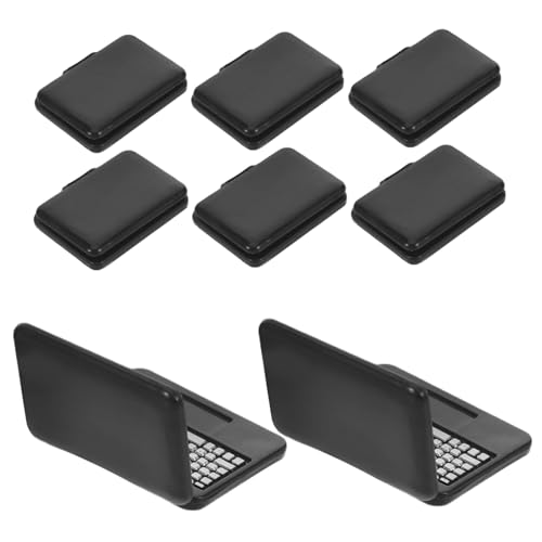 Abaodam 8 Stück Teiliges Miniatur-Dollhouse-Laptop Kunststoff Faltbare Mini-Computer für Realistische Mini-Accessoires für Rollenspiele Frühe Bildung Kreativitäts Vorstellungsförderung Abaodam 8 Stück Teiliges Miniatur-Dollhouse-Laptop Kunststoff Faltbare Mini-Computer für Realistische Mini-Accessoires für Rollenspiele Frühe Bildung Kreativitäts Vorstellungsförderung von Abaodam