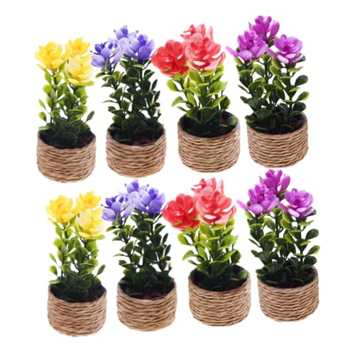 Abaodam 8 Stück Teiliges Miniatur Puppenhaus Pflanzen Detailgetreue Miniatur Topfpflanzen Realistische Künstliche Bonsai für Puppenhaus Dekoration Langlebige Pflegefreie Deko für Micro Abaodam 8 Stück Teiliges Miniatur Puppenhaus Pflanzen Detailgetreue Miniatur Topfpflanzen Realistische Künstliche Bonsai für Puppenhaus Dekoration Langlebige Pflegefreie Deko für Micro von Abaodam