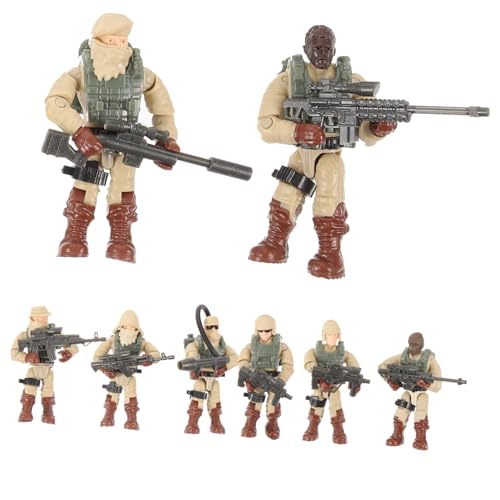 Abaodam 8 Stück Tischdekorationen aus Sand Toys gartendeko Rollenspiel- Soldaten-Spielfiguren Mini-Personenfiguren winzige Menschenfiguren Plastik von Abaodam