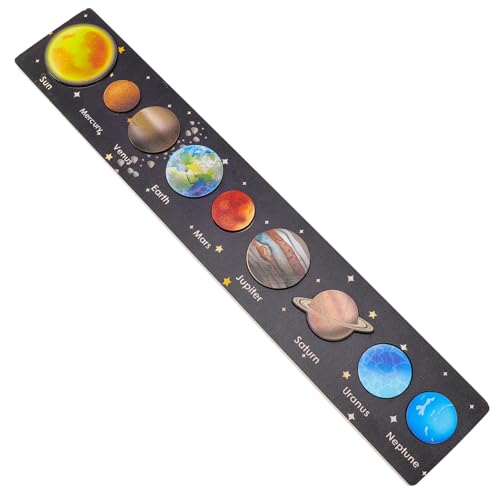 Abaodam 8 Teiliges Puzzle Für Lernspielzeug Zur Kognitiven des Sonnensystems Mit Den 8 Planeten Pädagogisches Matching Puzzle Für Jungen Und ädchen von Abaodam