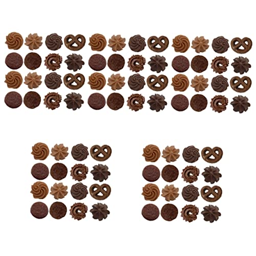 Abaodam 80 STK Keks-Modell Shop-Cookie-Requisite Simulationscookies kinderspielzeug Spielzeug für Kinder Cracker Kekse Lebensmittel-Spielzeug simulierte Keksverzierung künstlich Requisiten von Abaodam