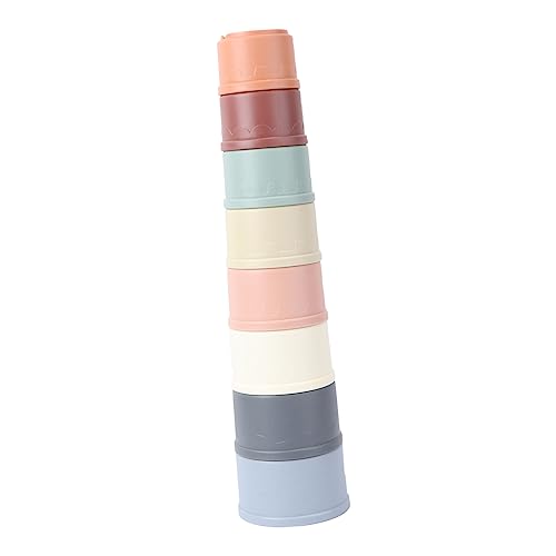 Abaodam 8 Stück Badespielzeug für Kleinkinder Kreatives Stapelbecher Spielzeug Cartoon Geometrische Formen Wasserspielzeug für Badewanne Duschspielzeug für Kinder Abaodam 8 Stück Badespielzeug für Kleinkinder Kreatives Stapelbecher Spielzeug Cartoon Geometrische Formen Wasserspielzeug für Badewanne Duschspielzeug für Kinder von Abaodam