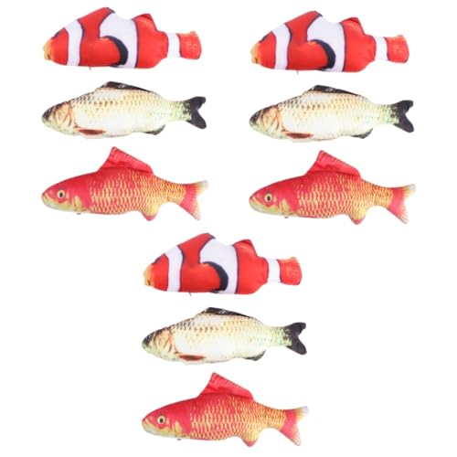 Abaodam 9 STK Fisch Kissen Fischkissen Fisch Stofftier weihachtsdeko weihnchtsdeko Plush weinachtendecor plüschtiere weihnacjtsdeko The Edith Eger Lustig Spielzeug Fisch-Wurfskissen von Abaodam