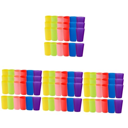 Abaodam 96 STK Tassen stapeln Montessori-Spielzeug für Kleinkinder Spielzeug zum Stapeln von Bechern Stacking Cups plastikenten Spiel zum Stapeln von Bechern Stapelbecher für Babys von Abaodam