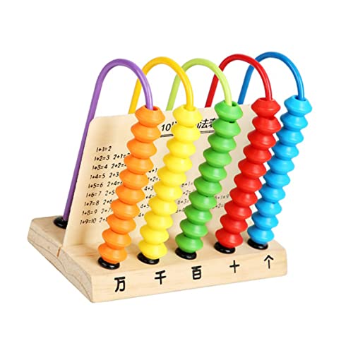 Abaodam Kinder Kreative Berechnung Spiel Lernen Abacus Holz Abacus Mathematik Zähler Pädagogisches Spielzeug Perlen Robust Holz Hand Flexibilität Verbesserung von Abaodam