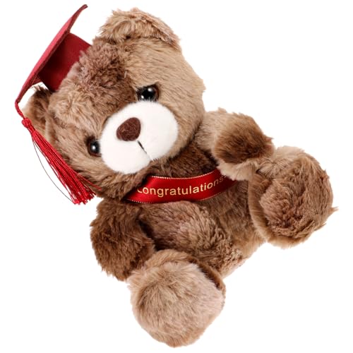 Abaodam Abschlussbär üschstofftier Mit Diplom Und Doktorhut Personalisierter Teddybär Einzigartiges Andenken Zur Graduierung Ideal Zur Feier des Abschlusses Für Und von Abaodam