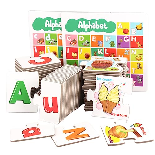 Abaodam Alphabet-Matching-Puzzle für Toys spielzeuge für Educational Games Toys for Puzzlematte Alphabet Buchstaben passendes Puzzle Brief passende Karten von Abaodam