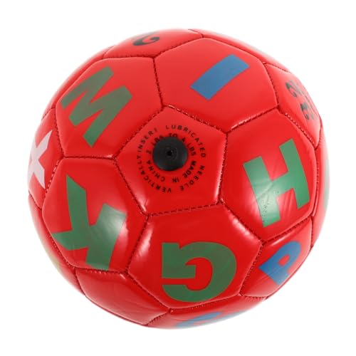 Abaodam Aufblasbarer Fußball-fußball-Spielzeug-fußball Mit Alphabet, Mini-fußbälle Zum Spielen Im Innen- Und Außenbereich, Weicher Fußball Für Kinder von Abaodam