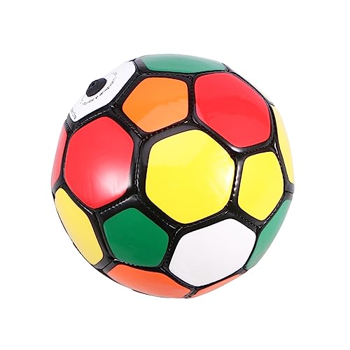 Abaodam Aufblasbarer Kinderfußball 1 Stück PVC Spielball Für Outdoor Aktivitäten Bunt Ideal Für Den Einsatz Im Garten Oder Beim Spielplatz Perfekt Für Und Aktive Spiele von Abaodam