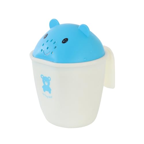 Abaodam Babylöffel Dusche Schwimmbad Sprinkler Kleinkinder Wasser Schwämme Tragen Schwamm Babybadspülbecher Blue von Abaodam