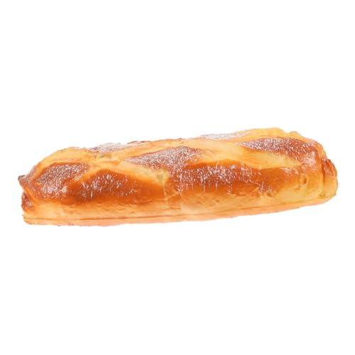 Abaodam Baguette-Modell Deko Simulation Lebensmittelmodell Stütze Gefälschte Essensrequisite Simulation Brot DIY Simulierte Requisite Simulationskuchenmodell Gefälschte Brotverzierung PVC von Abaodam