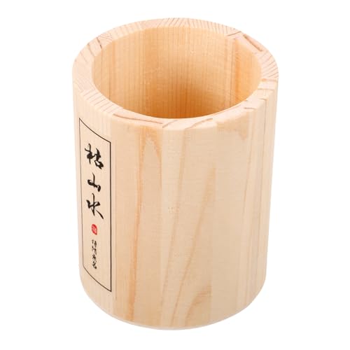 Abaodam Box Zen Desktop Sandtisch Mini Pinsel Make Up Tool Desktop Zubehör Rechen Tischzubehör Pinselhalter Make Up Organizer Zen Gartenzubehör Make Up Etui Stifthalter Aus Holz von Abaodam