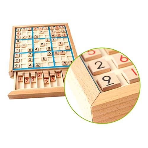 Abaodam Brettspiel für Kinder Spielzeug für Kinder jucarii pentru copii Kinder spielzeuge Intelligenzspiel Trainingsboard für logisches Denken Kinder Zahlen Schachbrett Hölzern Blue von Abaodam