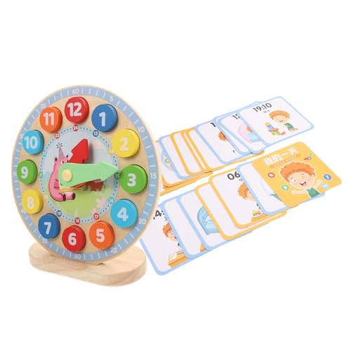 Abaodam Buntes Holz Zahlen lernspielzeug Uhr Kognitives Lernspielzeug Pädagogisch Sicher Abaodam Buntes Holz Zahlen lernspielzeug Uhr Kognitives Lernspielzeug Pädagogisch Sicher von Abaodam