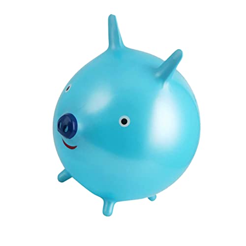 Abaodam Cartoon-Hüpfball Weltraumspielzeug lustige Kinderspielzeuge federnd Kinder hüpfend Dicker Springender Ball Spielzeug für Kinder Toys Children Toys Hüpfball für Kinder Blue von Abaodam