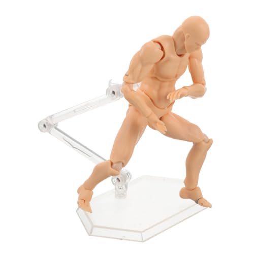 Abaodam Charaktermodell Malen Figurenständer Gelenkpuppe Zeichnungspuppen Kunstmodell Figur Figurenskulptur Übungspuppen-lehrmodell Modelle Zeichnen Aktionsbasis Actionfiguren-Basis PVC von Abaodam