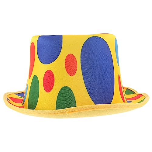 Abaodam Clown Hut Zylinderform aus Atmungsaktivem Vliesstoff Langlebig und Formstabil Leichter Bühnenhut für Karneval Cosplay und Party Einheitsgröße für Damen und Herren für Aufführungen Abaodam Clown Hut Zylinderform aus Atmungsaktivem Vliesstoff Langlebig und Formstabil Leichter Bühnenhut für Karneval Cosplay und Party Einheitsgröße für Damen und Herren für Aufführungen von Abaodam