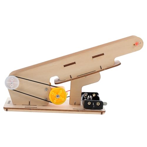 Abaodam DIY Experiment Bausatz für Elektrischer Holz Transportband Bausatz für Physik Experimente Kreatives Lernspielzeug für Schüler und Praktischen Fähigkeiten Abaodam DIY Experiment Bausatz für Elektrischer Holz Transportband Bausatz für Physik Experimente Kreatives Lernspielzeug für Schüler und Praktischen Fähigkeiten von Abaodam