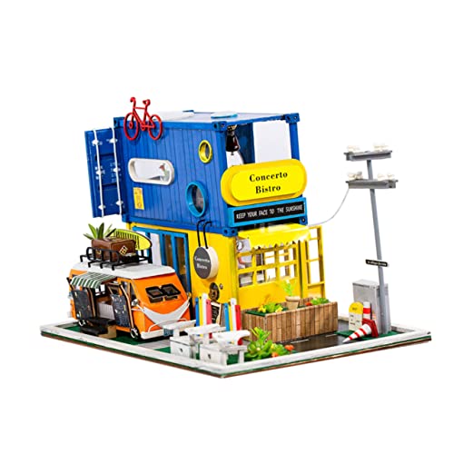 Abaodam DIY Puppenhaus Miniatur öbel Set Kreatives Für Miniatur Bausatz K 039 Handarbeit Raumhaus Zubehör Perfekt Für Miniaturen Liebhaber von Abaodam