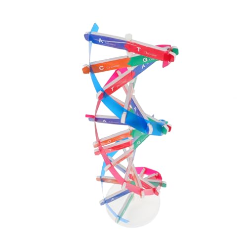 Abaodam DNA Modell Doppelhelix Bausatz für Anschauliches Lehrmittel mit Detailreicher Struktur Interaktive Wissenschaft zum Zusammenbauen Unterrichtsmodell für Biologie und Experimente Abaodam DNA Modell Doppelhelix Bausatz für Anschauliches Lehrmittel mit Detailreicher Struktur Interaktive Wissenschaft zum Zusammenbauen Unterrichtsmodell für Biologie und Experimente von Abaodam
