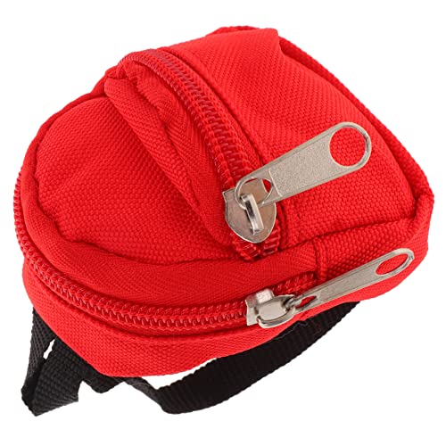 Abaodam Puppenrucksack Mini Miniatur Puppen Rucksack Deko Rucksack Für Puppen Polyester Mini Schulranzen Für Puppen Ideal Für Rollenspiele Und Puppenaccessoires von Abaodam