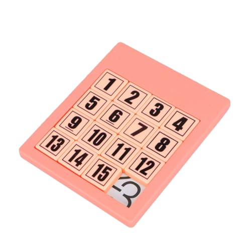 Abaodam Digitale Huarong-Straße Puzzle kinderpuzzle Puzzle für haushaltsspielzeug Denkspielzeug zur Intelligenzentwicklung pädagogisches Lernwerkzeug Abs Rosa von Abaodam