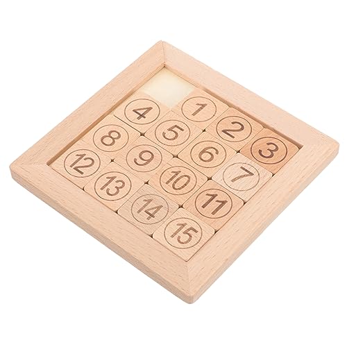 Abaodam Digitale Huarong-Straße schiebepuzzle Kinder Puzzle Sliding Puzzle Betrieb lustiges kinderpuzzle juguetes adultos Mathespielzeug aus Holz lustiges Kinder-Puzzle-Spielzeug hölzern von Abaodam