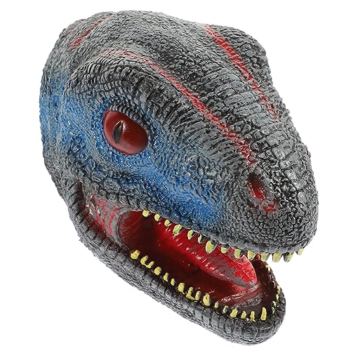 Abaodam Dinosaurier Handpuppe Modell Velociraptor Kopf Handpuppe Cosplay Tier Handspielzeug Für Rollenspiele Zufällige Farben Ideal Für Und Sammler von Abaodam