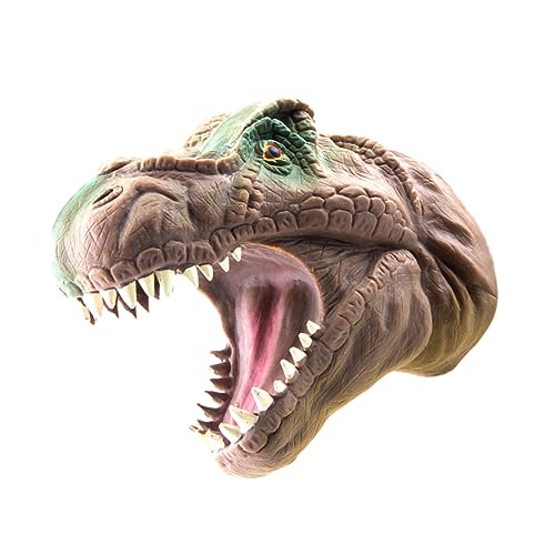 Abaodam Dinosaurier Handpuppe Tyrannosaurus Kopf Modell Für Und Erwachsene Realistische Cosplay Handpuppe Für Fantasievolle Rollenspiele Und Kreative Abenteuer von Abaodam