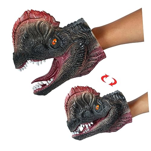 Abaodam Dinosaurier Handschuhe Tyrannosaurus Für Lebendige Handpuppen Aus Hochwertigem Material Interaktives Für Kreative Rollenspiele Und Fantasievolles Geschenkidee Für Jungen Und von Abaodam