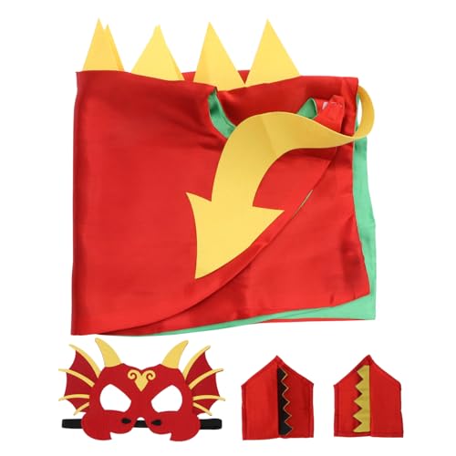 Abaodam Dinosaurier Kostüm Umhang und Maske aus Langlebig und Bequem Tragbar für Party Bühne Cosplay und Karneval als für Jungen und Mädchen Abaodam Dinosaurier Kostüm Umhang und Maske aus Langlebig und Bequem Tragbar für Party Bühne Cosplay und Karneval als für Jungen und Mädchen von Abaodam