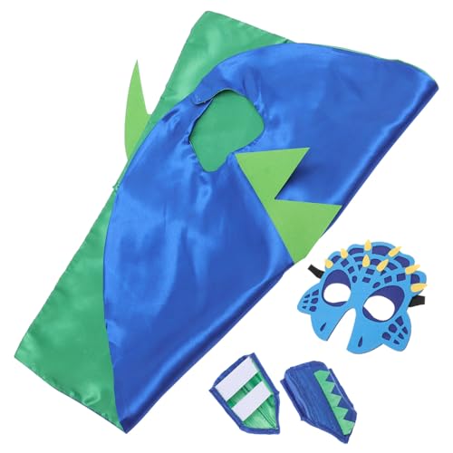 Abaodam Dinosaurier Kostüm mit Lustigem Cape und Maske und Hautfreundlich für Verschiedene Altersgruppen Strapazierfähig für Karneval Halloween Fasching Cosplay Party Abaodam Dinosaurier Kostüm mit Lustigem Cape und Maske und Hautfreundlich für Verschiedene Altersgruppen Strapazierfähig für Karneval Halloween Fasching Cosplay Party von Abaodam
