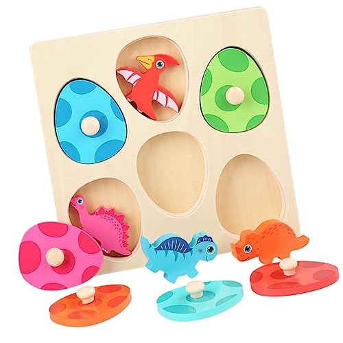 Abaodam Dinosaurier-Puzzle Puzzle kinderpuzzle Children Toys Kid Toys jucarii pentru copii Toys for Puzzle für Streichholzpuzzle aus Holz hölzern Colorful von Abaodam