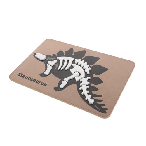 Abaodam Dinosaurier-fossilien-Puzzle Lustige Puzzlespielzeuge 3D-Puzzle-Spielzeug Dinosaurier-Puzzles Aus Holz DIY-Dinosaurier-puzzlespielzeug Stamm Dinosaurier Spielzeug Black Hölzern von Abaodam