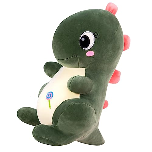 Abaodam Dinosaurier-plüschtier Eigelb Drachen Bausätze Früchte Weiches Kissen Mini-Kaninchen Mini-Dekoration Ausgestopft Stylingkissen Mädchen Hase Daunen Baumwolle Dark Green von Abaodam