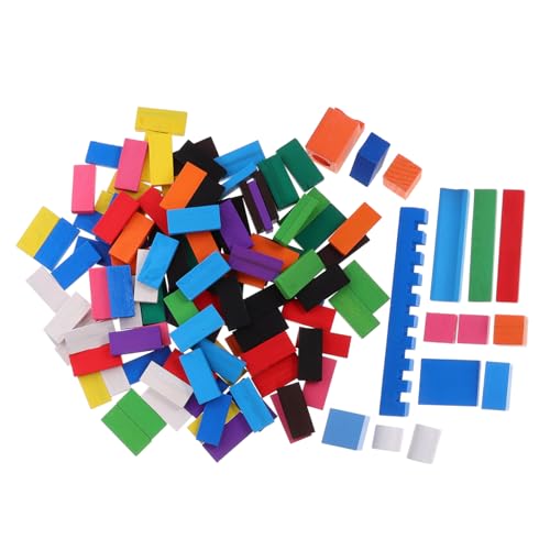 Abaodam Domino Set Für 120 Teile Bausteine Zum Stapeln Und Bauen Lernspielzeug Für Kreative Spielstunden Ideal Für Vorschulkinder Und Kleine Ingenieure von Abaodam