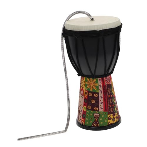 Abaodam Donnertrommel Musikalische Handtrommel Schlüsselanhänger Mit Afrikanischer Trommel Djembe-Trommel Für Kinder Darbuka-Trommel Kongo-trommeln Kinderinstrumente Kelchtrommel PVC von Abaodam