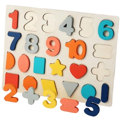 Abaodam Dreidimensionales Puzzle Puzzle kinderpuzzle bausteine für Children Toys kinderknallzeug blockieren Perlenblock aus Holz Bildungsspielzeug hölzern Colorful von Abaodam