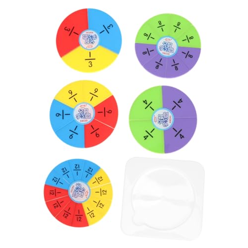 Abaodam Educational Fraction Puzzle Bunte Bruchkreise für Grundschule Kreatives Lernspielzeug zum Rechnen und Geometrie Verstehen Mathe knobelspiel Zufällige Farbe Zufällige Farbe Abaodam Educational Fraction Puzzle Bunte Bruchkreise für Grundschule Kreatives Lernspielzeug zum Rechnen und Geometrie Verstehen Mathe knobelspiel Zufällige Farbe Zufällige Farbe von Abaodam
