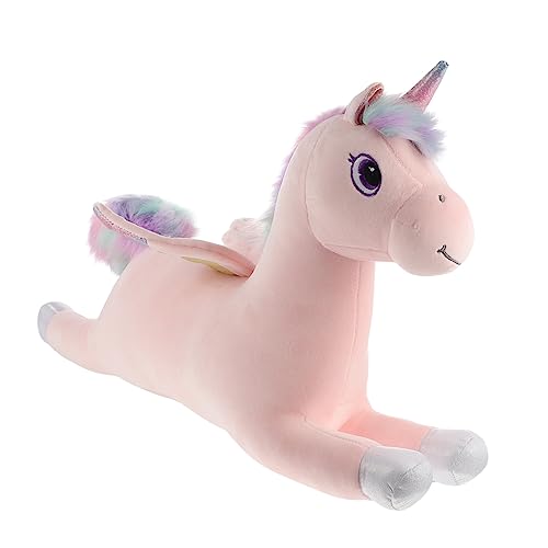 Abaodam Einhorn-Puppe deko tierkissen Sofa deko Toy Dolls Auto Dekoration Toys Cartoon-Puppe Einhorn gefüllte einhornpuppe Spielzeugornament Plüschpuppe Stoff Rosa von Abaodam