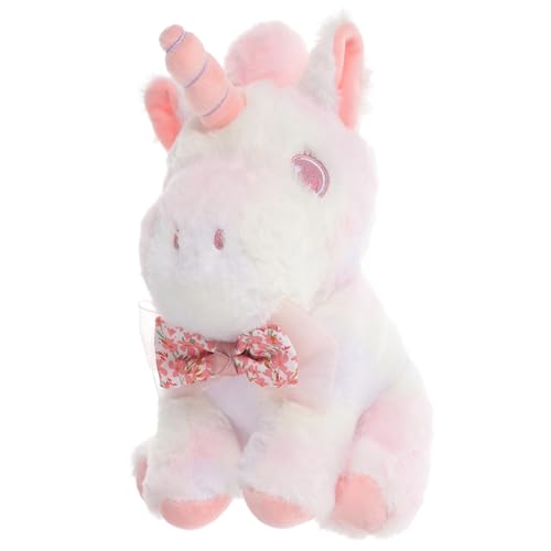 Abaodam Einhorn-Puppen Tiere Spielzeuge Kinderspielzeug Plüschtier Plüsch Einhorn Entzückende Einhornpuppe Einhorn Einhornkissen Rosa Pp Baumwolle von Abaodam