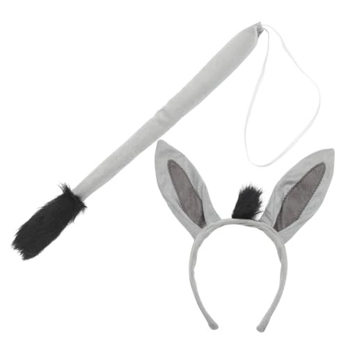 Abaodam Eselskopf Haarreif und Kreatives Tierkostüm Zubehör Leicht Anzuziehen Robustes Kunststoff und Stoffmaterial für Party Karneval Cosplay und Festveranstaltungen Abaodam Eselskopf Haarreif und Kreatives Tierkostüm Zubehör Leicht Anzuziehen Robustes Kunststoff und Stoffmaterial für Party Karneval Cosplay und Festveranstaltungen von Abaodam
