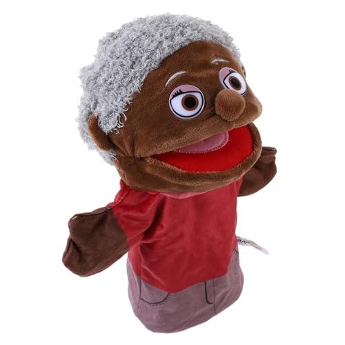 Abaodam Familie Handpuppe interaktives bescherung Weihnachten zabawki stymulujące rozwój Hand Puppet Cartoon-Handpuppe realistisches Familienmitglied-Figurenspielzeug Plüsch von Abaodam