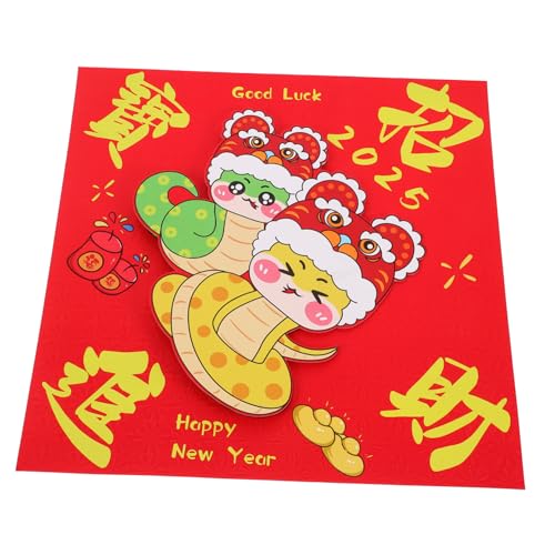 Abaodam Fensteraufkleber Zum Chinesischen Neujahr Jahr Der Schlange Mit Chinesischem Drachen Design Als Neujahrsaufkleber Und Chinesische Glücksaufkleber Für Fensterdekoration Abaodam Fensteraufkleber Zum Chinesischen Neujahr Jahr Der Schlange Mit Chinesischem Drachen Design Als Neujahrsaufkleber Und Chinesische Glücksaufkleber Für Fensterdekoration von Abaodam